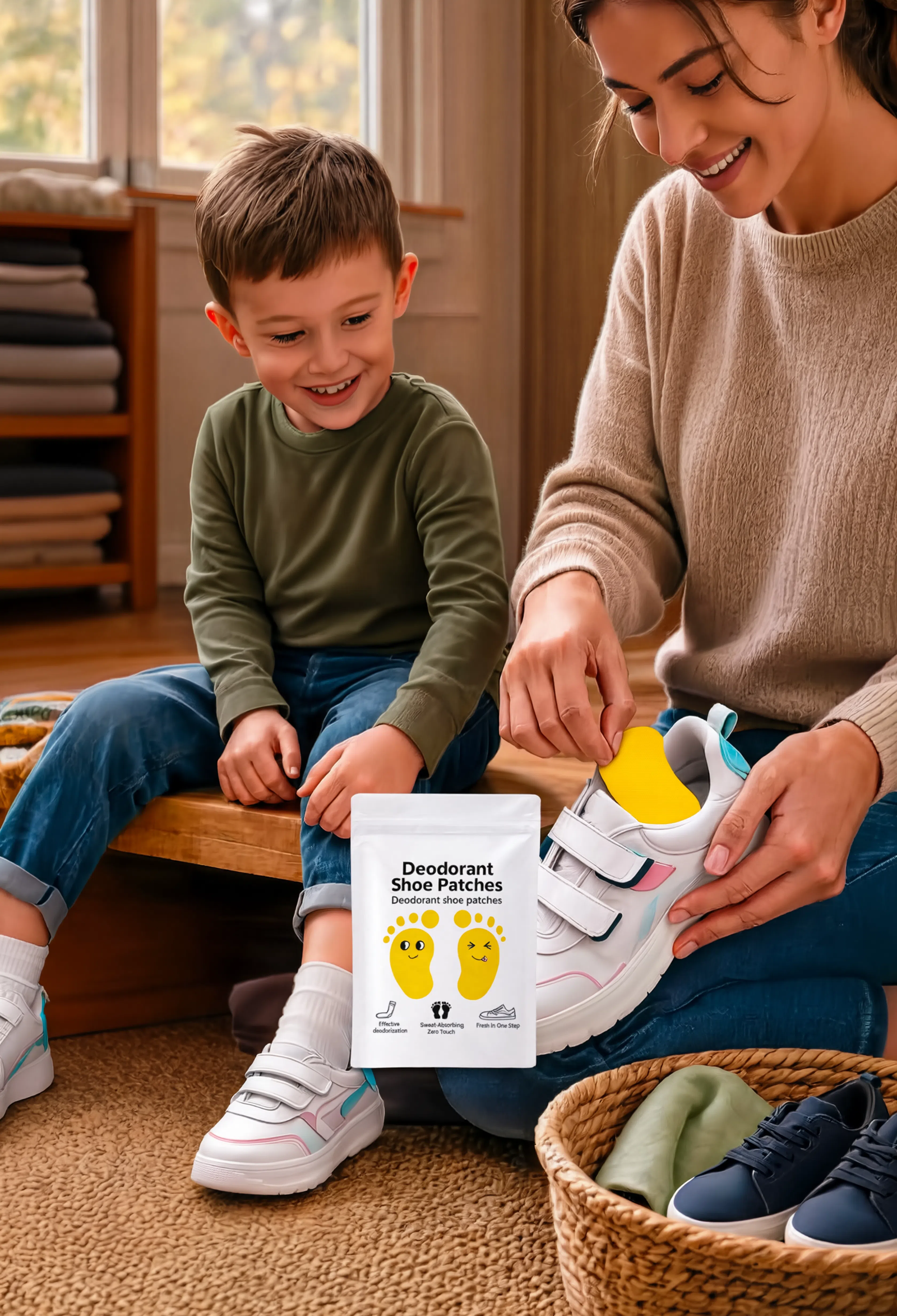 The ultimate solution for odor-free footwear.