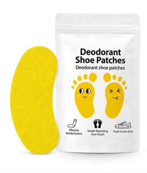 FeshSteps Deodorizing Shoe Stickers (60 Patches)