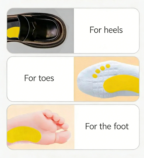 FeshSteps Deodorizing Shoe Stickers (60 Patches)