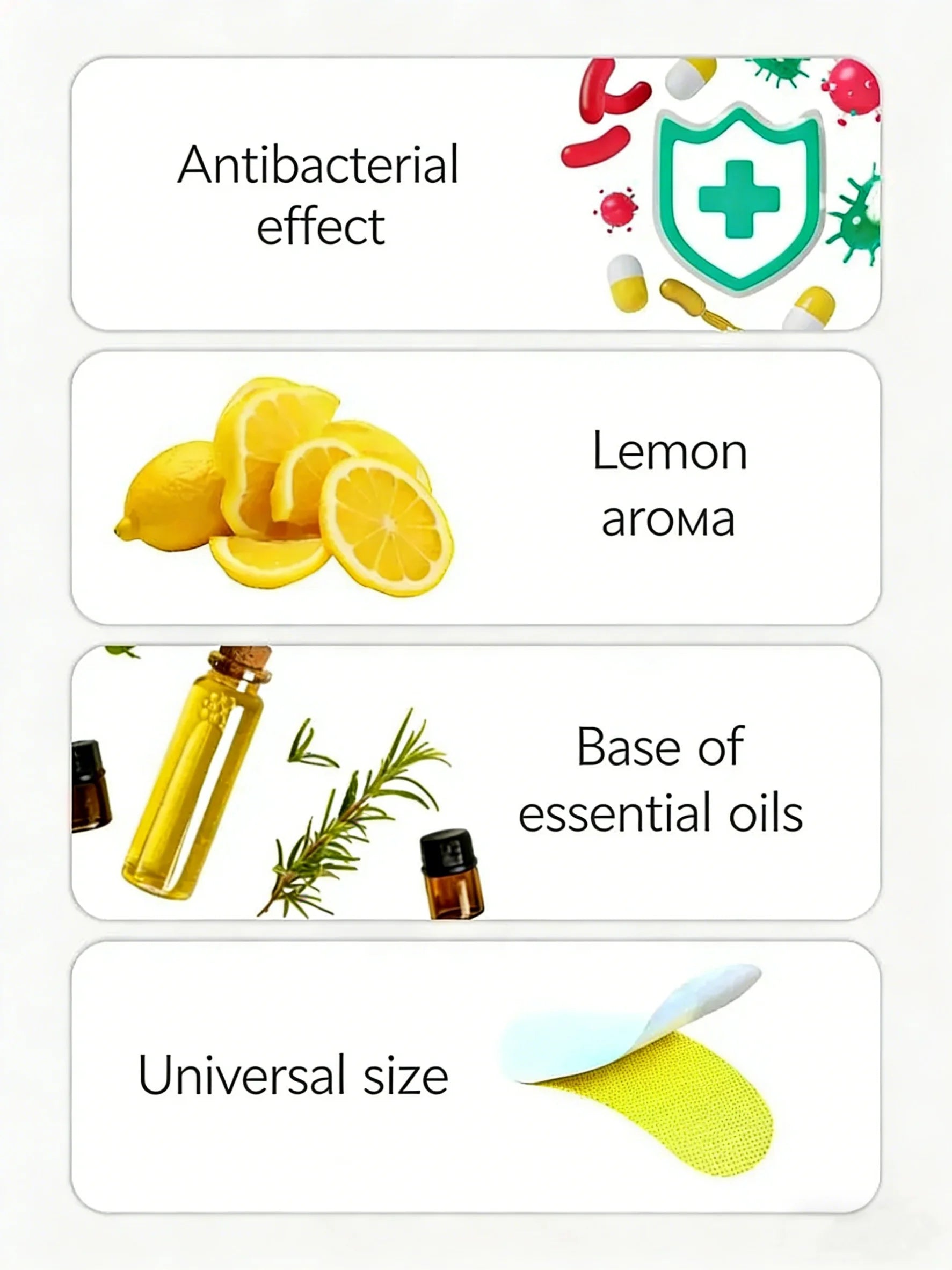 FeshSteps Deodorizing Shoe Stickers (60 Patches)